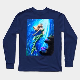 Rising Mermaid Long Sleeve T-Shirt